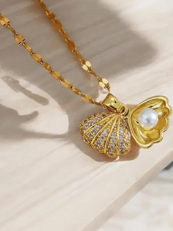 Gold_Plated_Anti_Tarnish_Shell_Necklace