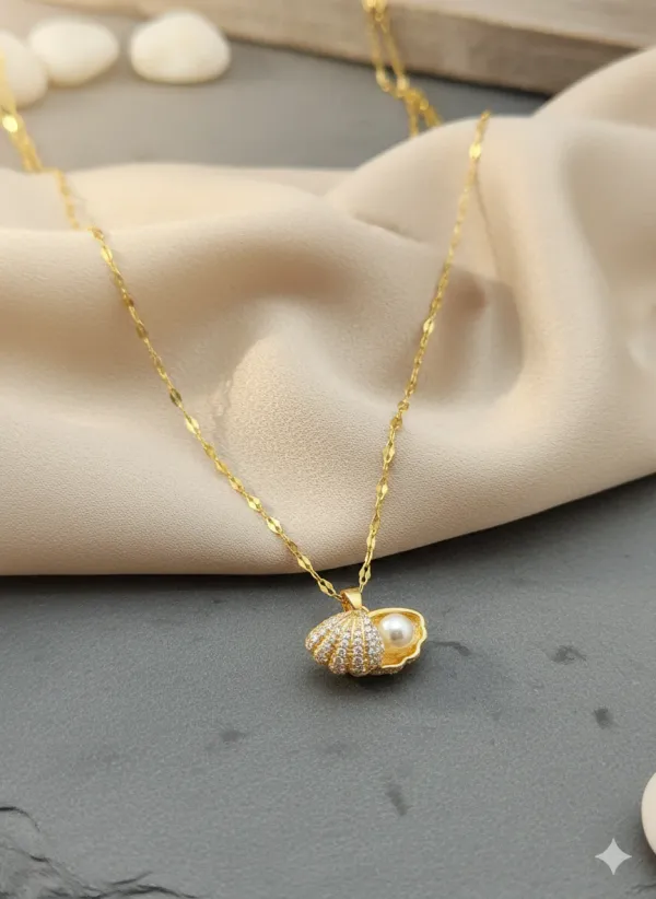 Gold_Plated_Anti_Tarnish_Shell_Necklace