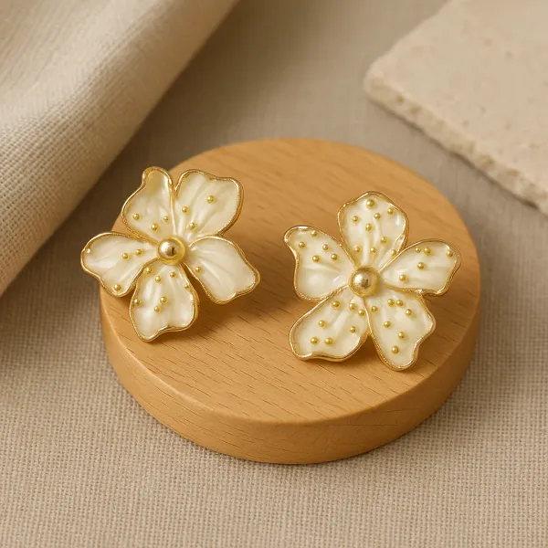 Gold_Plated_Flower_Shaped_Anti_Tarnish_Earrings