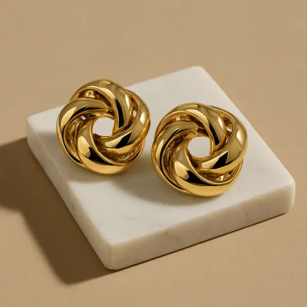 Gold_Plated_Round_Shaped_Anti_Tarnish_Earrings