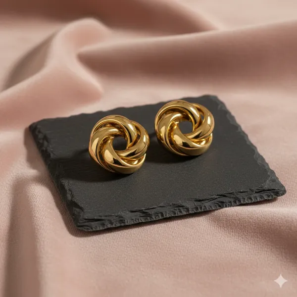 Gold_Plated_Round_Shaped_Anti_Tarnish_Earrings