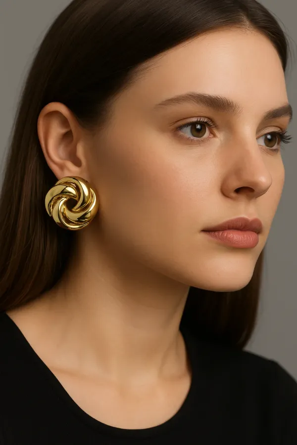 Gold_Plated_Round_Shaped_Anti_Tarnish_Earrings