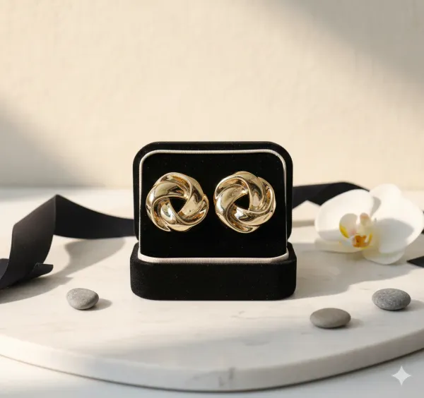 Gold_Plated_Round_Shaped_Anti_Tarnish_Earrings
