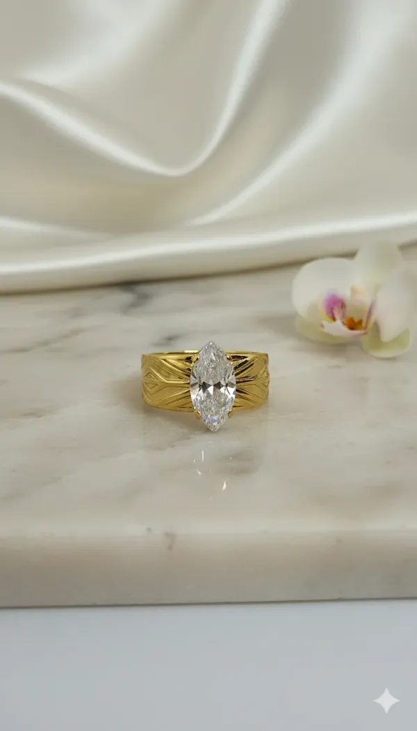 Gold_Plated_Marquise_Cut_Statement_Ring