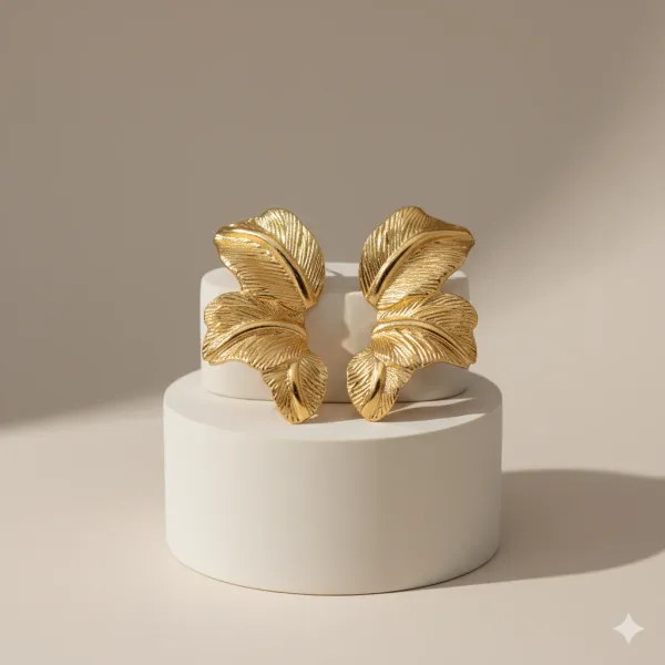 Gold_Plated_Leaf_Shaped_Anti_Tarnish_Earrings