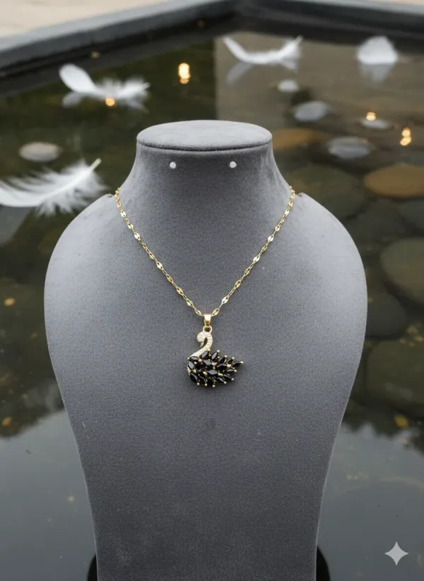 Gold_Plated_Anti_Tarnish_Swan_Shaped_Necklace
