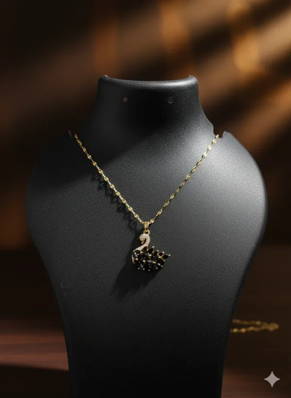 Gold_Plated_Anti_Tarnish_Swan_Shaped_Necklace