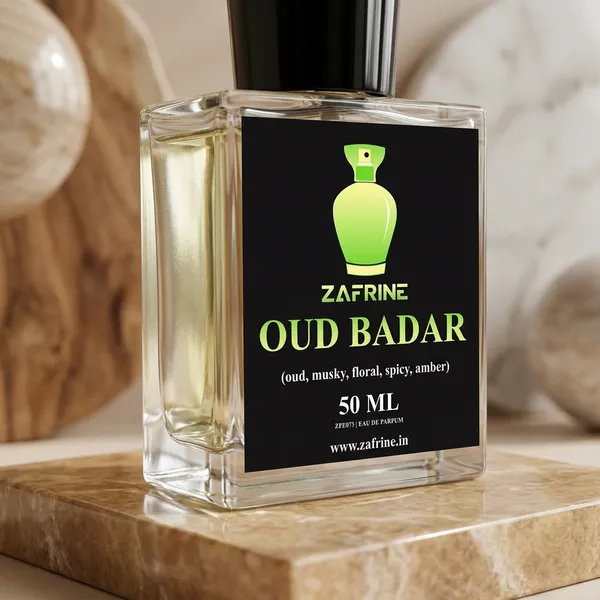Zafrine_Oud_Badar_Oud_Musky_Floral_Spicy_Amber_Eau_De_Parfum