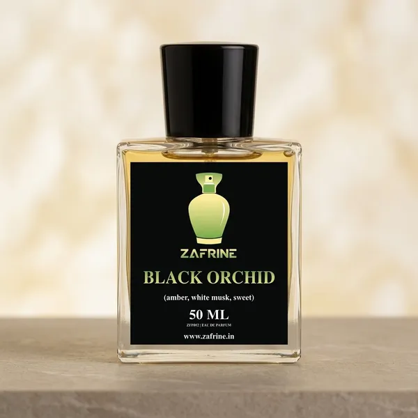 Zafrine_Black_Orchid_Amber_White_Musk_Floral_Eau_De_Parfum