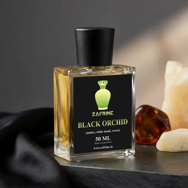 Zafrine_Black_Orchid_Amber_White_Musk_Floral_Eau_De_Parfum