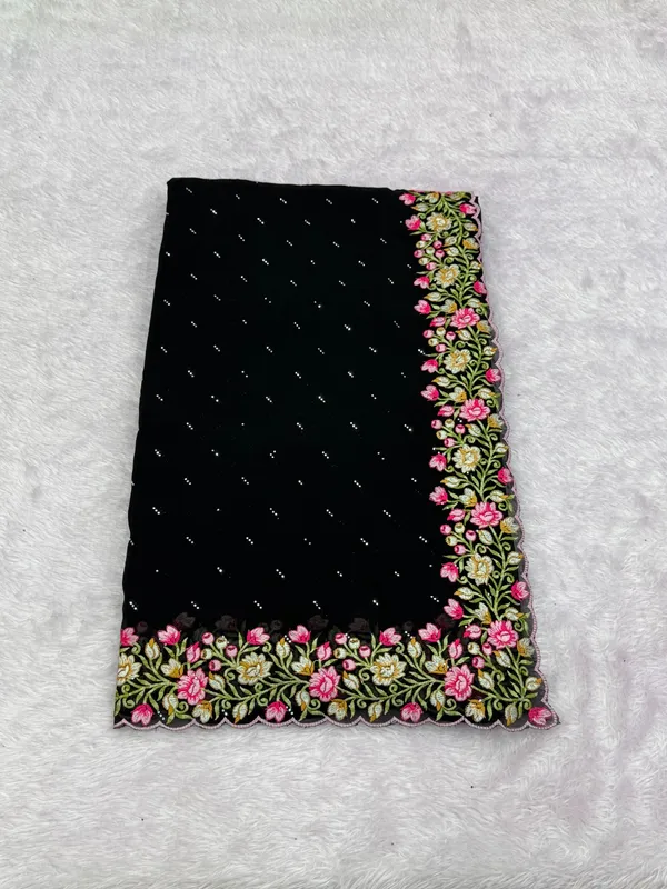 Black_Georgette_Premium_And_Elegant_Saree_For_Women
