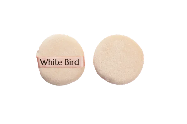 White_Bird_Powder_Puff_-L_-_2_Pcs_Set