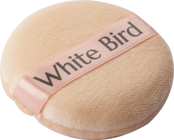 White_Bird_Powder_Puff_-L_-_2_Pcs_Set