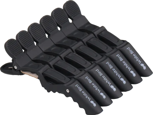 White_Bird_Crocodile_Clip_-_6_Pcs_Set
