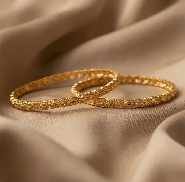 Gold_Plated_Intricate_Floral_Pattern_Bangles_For_Women_(Set_Of_2)