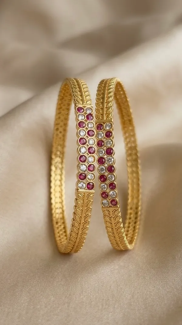 Gold_Plated_Ruby_And_White_Stone_Studded_Bangles_For_Women_(Set_Of_2)