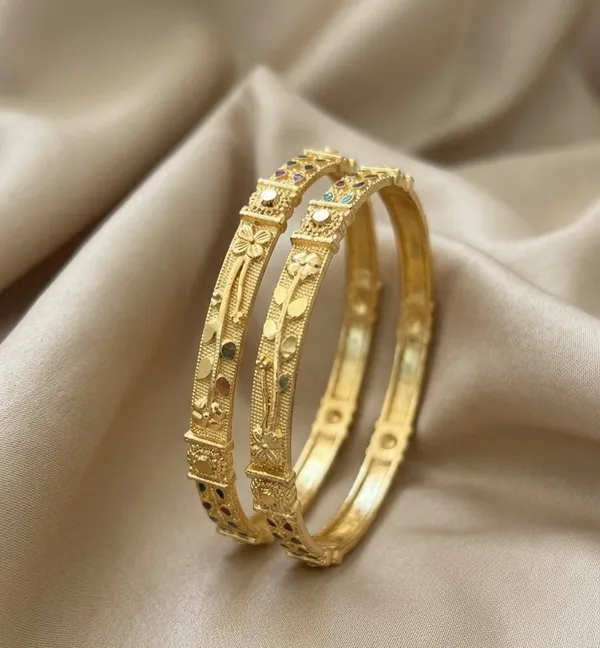 Gold_Plated_Traditional_Engraved_Bangles_For_Women_(Set_Of_2)