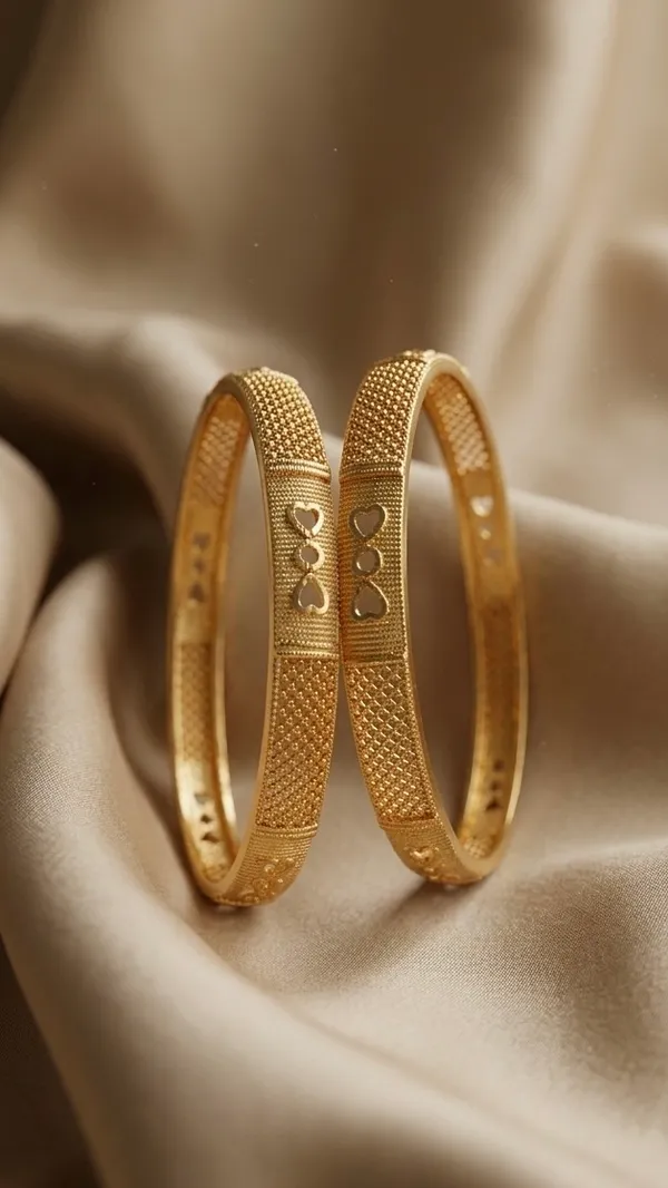 Gold_Textured_Heart_Design_Bangles_For_Women_(Set_Of_2)