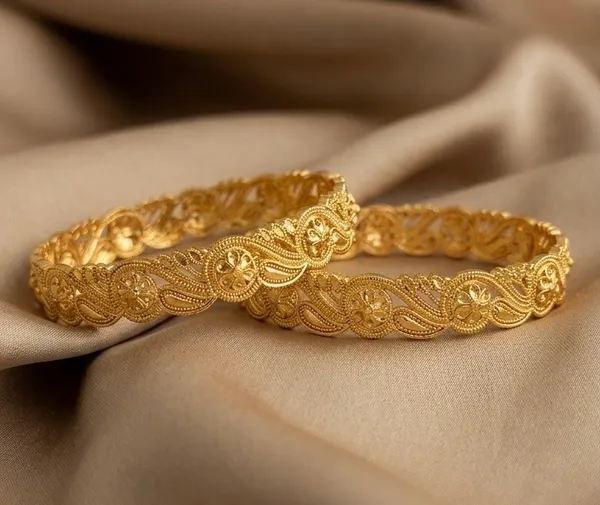 Gold_Filigree_Paisley_Design_Bangles_For_Women_(Set_Of_2)
