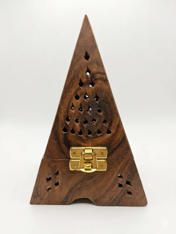 Wood_Traditional_Pyramid_Cutout_Incense_Holder