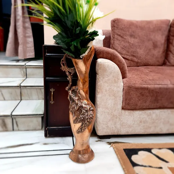 Aluminium_Antique_Grapevine_Embossed_Flower_Vase