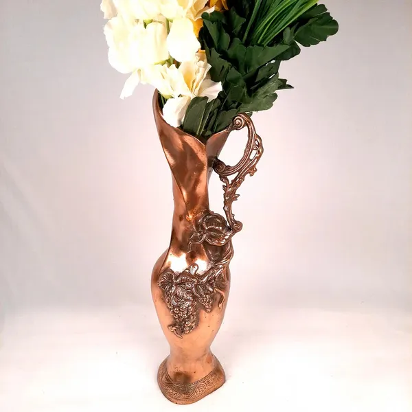 Aluminium_Antique_Grapevine_Embossed_Flower_Vase