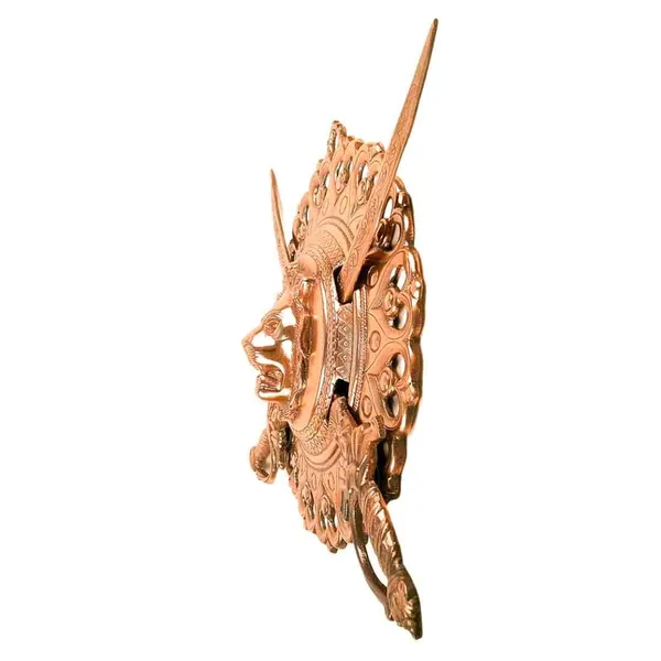 Aluminium_Bronze_Lion_Motif_Shield_Sword_Wall_Hanging_Showpiece