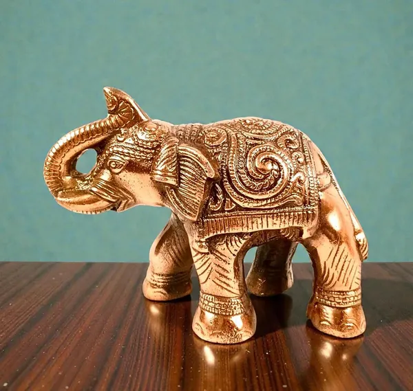 Aluminium_Antique_Carved_Elephant_Statue_Set_Of_2