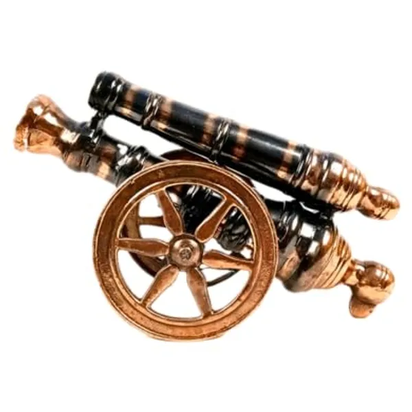 Aluminium_Antique_Double_Barrel_Cannon_Figurine