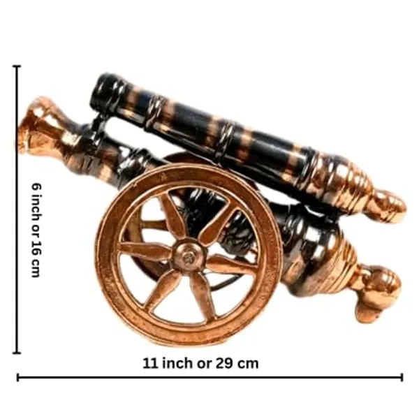 Aluminium_Antique_Double_Barrel_Cannon_Figurine