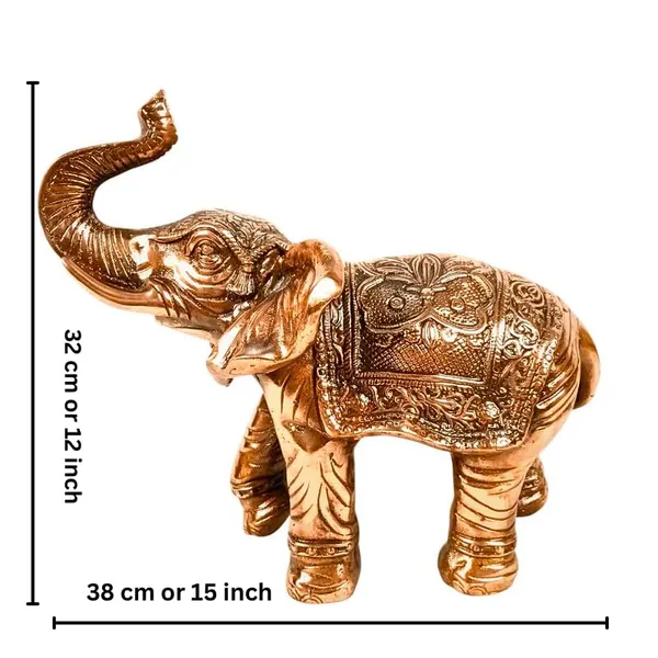 Aluminium_Antique_Carved_Elephant_Statue