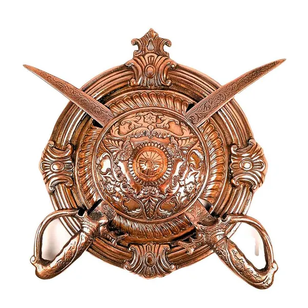 Aluminium_Heritage_Dhal_Talwar_Wall_Hanging