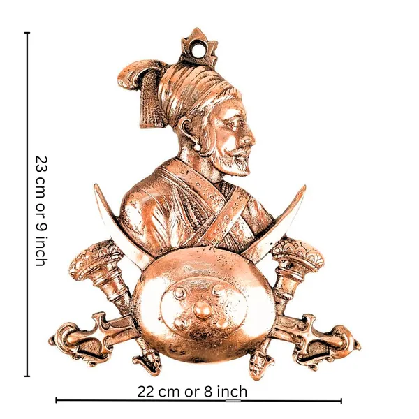 Aluminium_Alloy_Copper_Shivaji_Maharaj_Heritage_Wall_Art