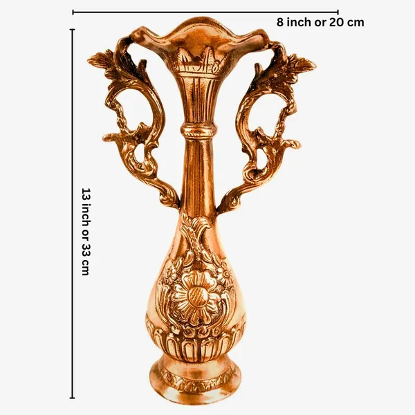 Aluminium_Bronze_Embossed_Decorative_Flower_Vase