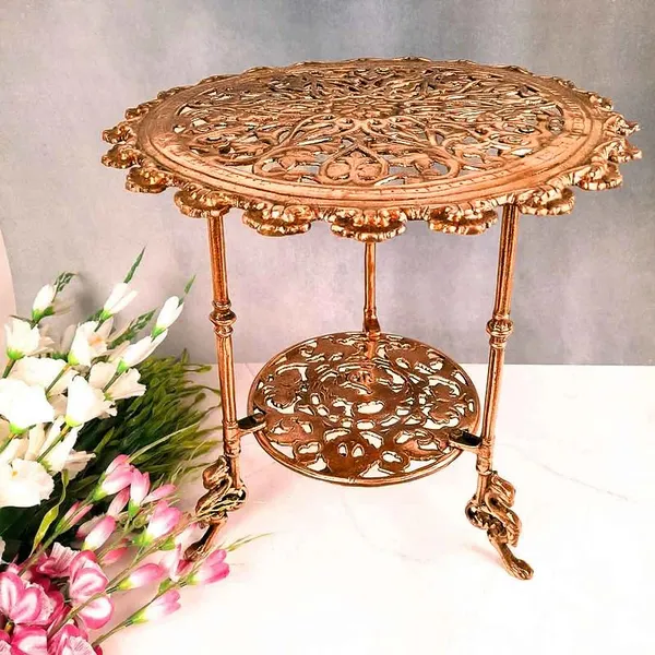 Aluminium_Bronze_Handcrafted_Metal_Center_Table