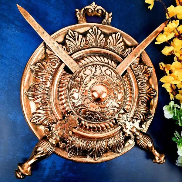 Aluminium_Antique_Dhal_Talwar_Sword_Shield_Wall_Hanging_Set