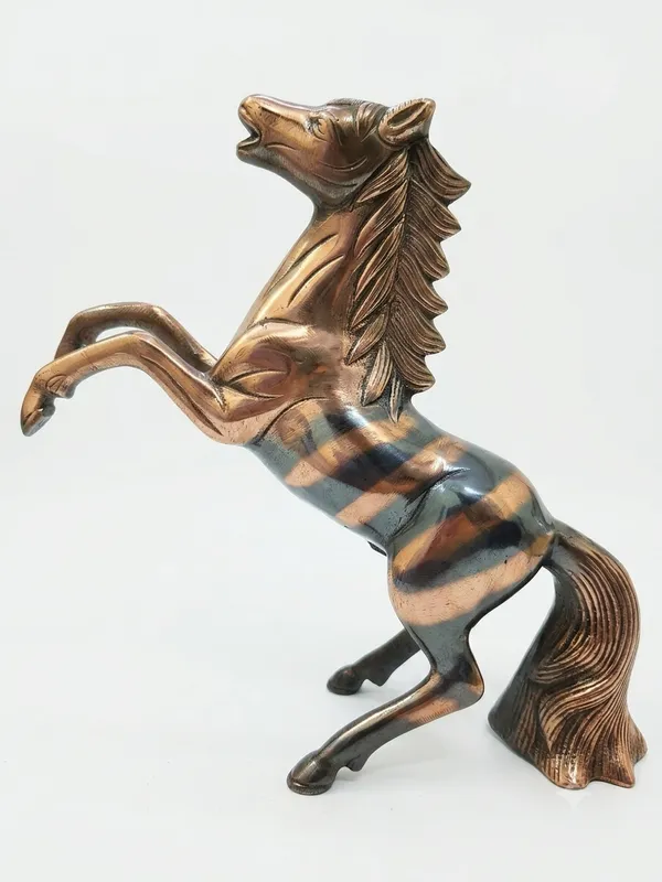 Aluminium_Antique_Rearing_Horse_Sculpture