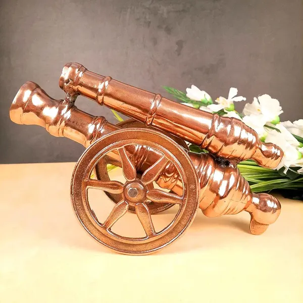 Aluminium_Vintage_Copper_Finish_Cannon_Showpiece