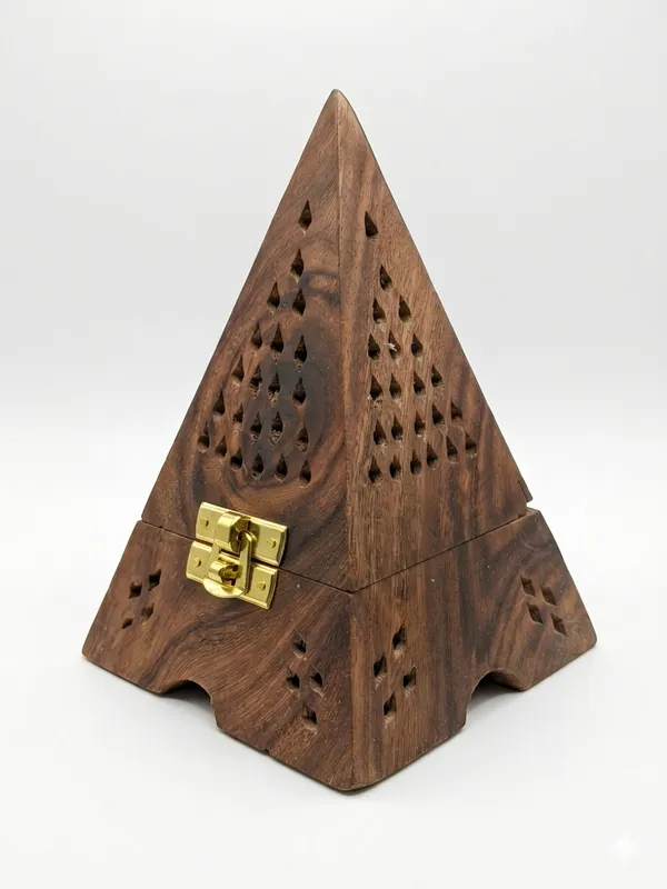Wood_Traditional_Pyramid_Cutout_Incense_Holder