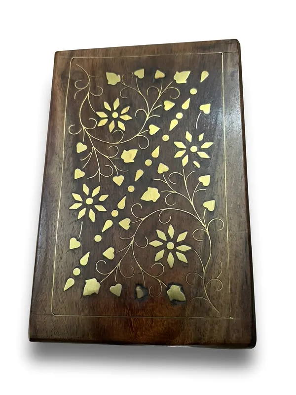 Wood_Traditional_Floral_Brass_Inlay_Storage_Box