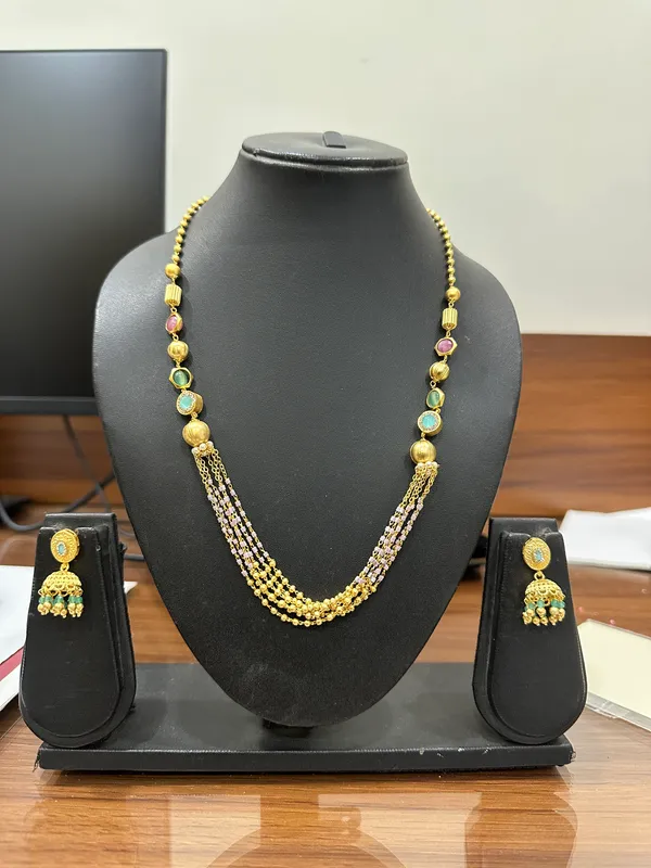 Gold_pearl_long_set_with_earings