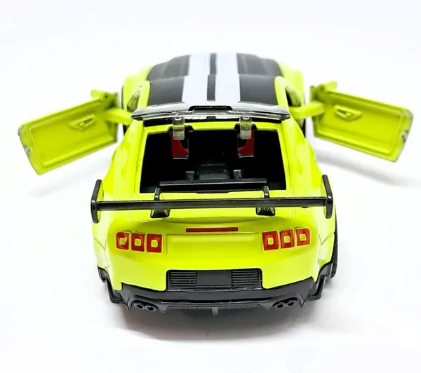 Neon_Yellow_Die_Cast_Sports_Car_Toy_With_Racing_Stripes