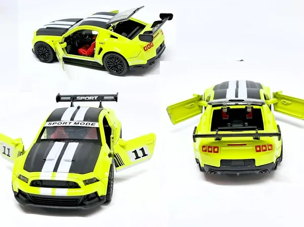 Neon_Yellow_Die_Cast_Sports_Car_Toy_With_Racing_Stripes