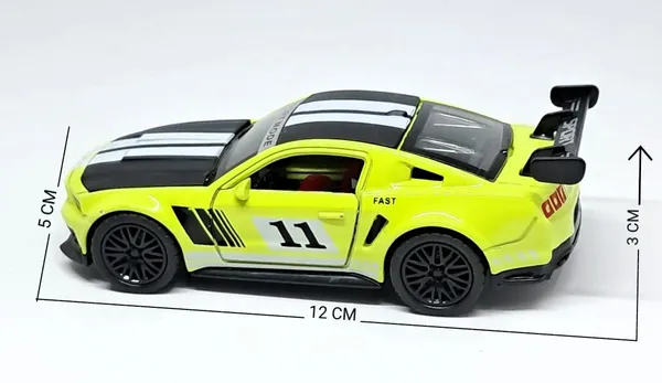 Neon_Yellow_Die_Cast_Sports_Car_Toy_With_Racing_Stripes