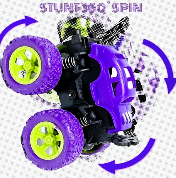 Bigmet_Purple_Orange_Monster_Truck_Plastic_Toy_Set_Of_4