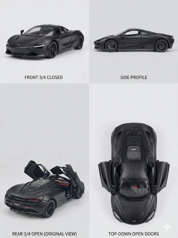 Bigmet_Black_Mclaren_Die_Cast_Pull_Back_Car_Light_Sound