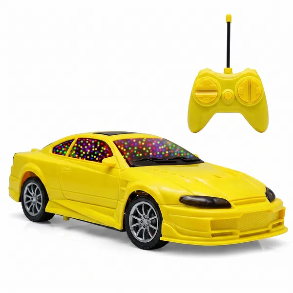 Yellow_Rc_Rechargeable_Racing_Car_Toy_With_3_D_Led_Lights
