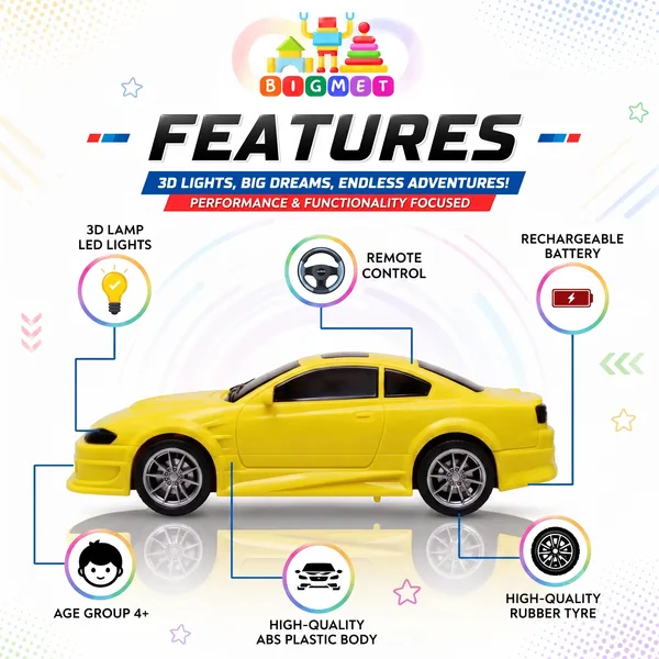 Yellow_Rc_Rechargeable_Racing_Car_Toy_With_3_D_Led_Lights