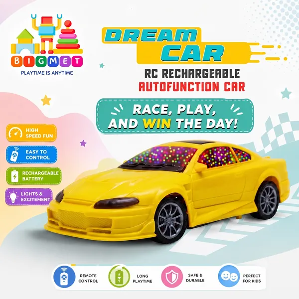 Yellow_Rc_Rechargeable_Racing_Car_Toy_With_3_D_Led_Lights