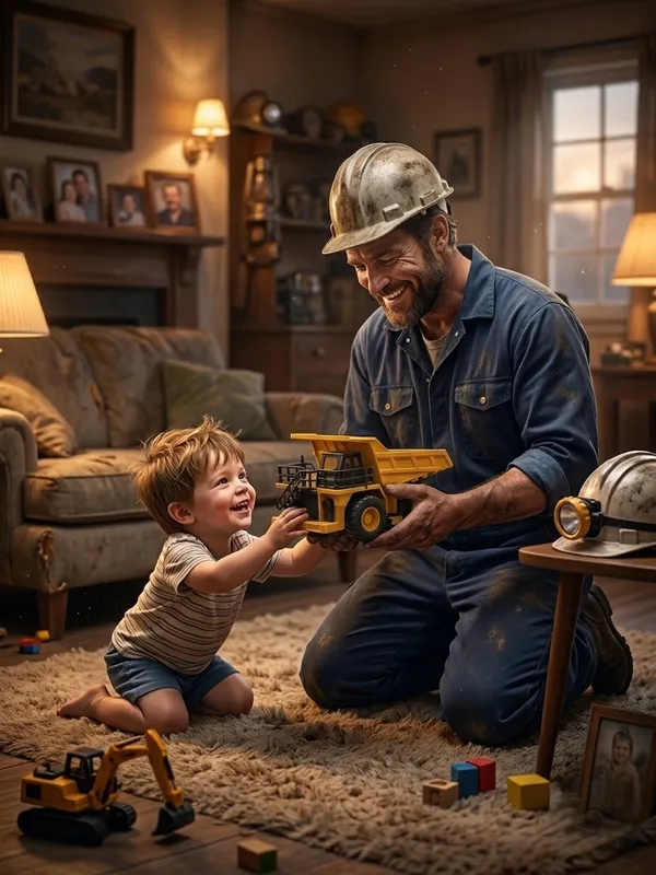 Yellow_Plastic_Friction_Dump_Truck_Toy_With_Tilting_Bed